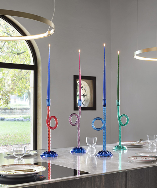 Candelabri della collezione Venetian Knot