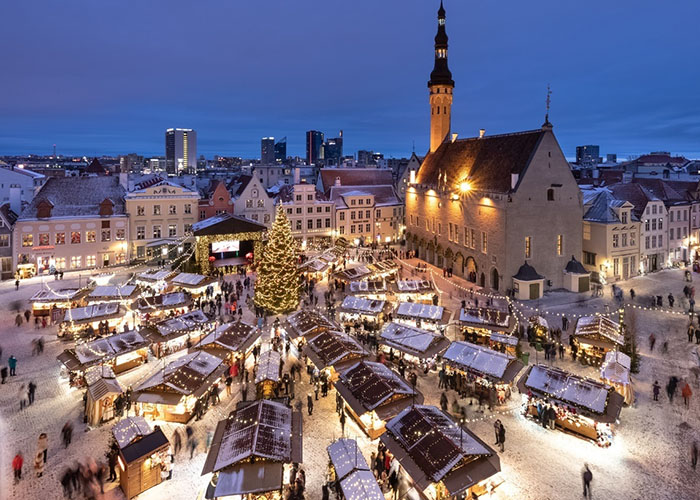 Estonia Tallinn a Natale